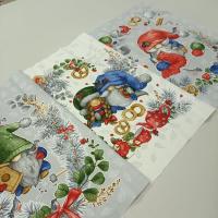 Рогожка Домовята, купон 60*150 см, рис 13707, 150 см