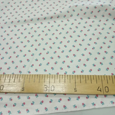 Хлопок Цветочек на суровом  22227-1,перкаль, 124 г/м2,150 см