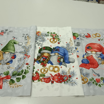 Рогожка Домовята, купон 60*150 см, рис 13707, 150 см